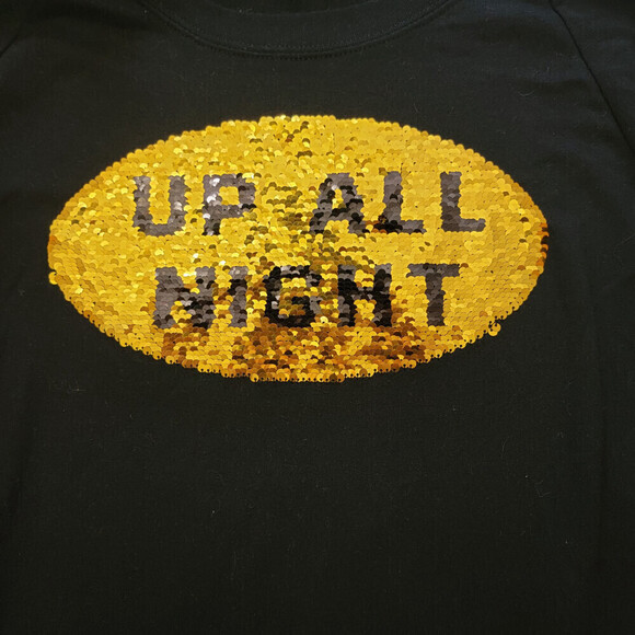 BATMAN Juniors Reversible Sequin Logo Sweatshirt - 2XL - Picture 4 of 7